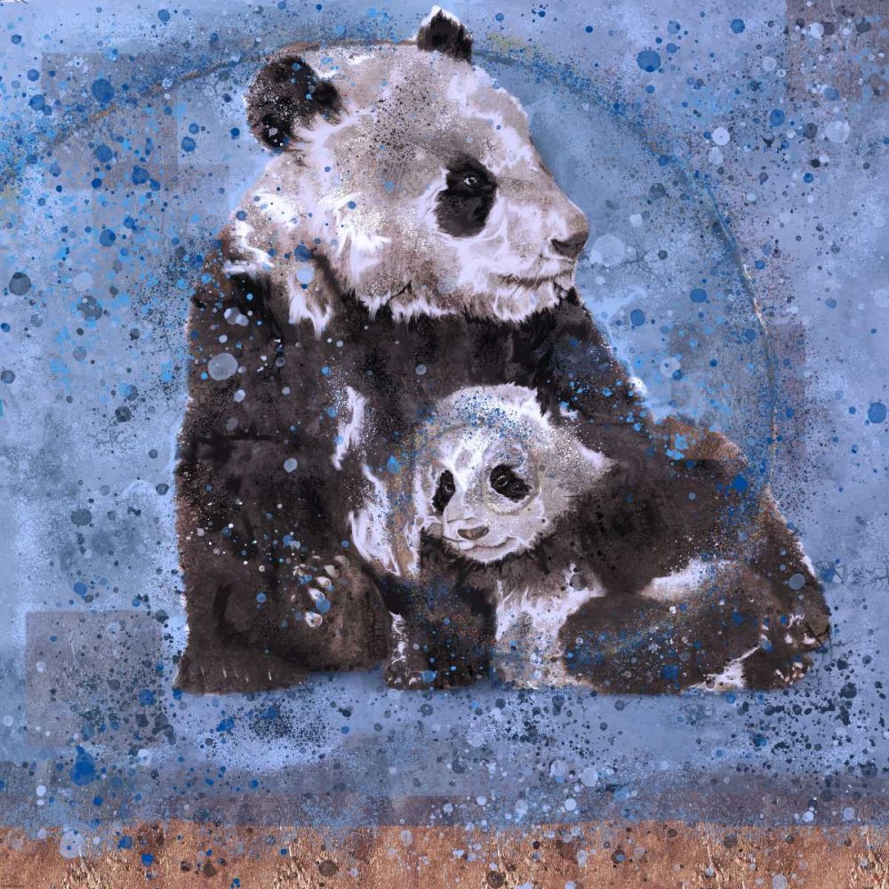 Fibonacci Panda VIII art print by Marta Wiley for $57.95 CAD