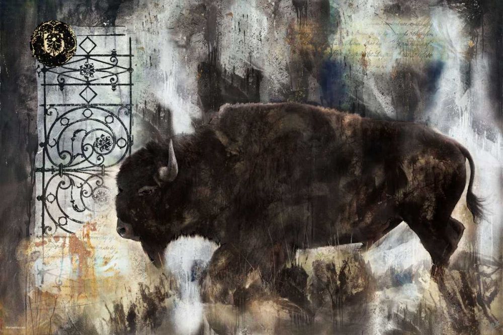 Buffalo art print by Marta Wiley for $57.95 CAD