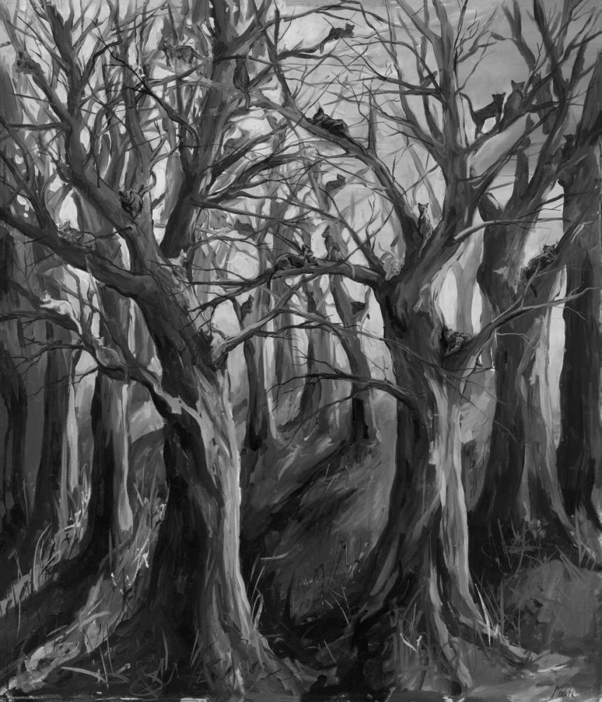 Cats BandW art print by Marta Wiley for $57.95 CAD