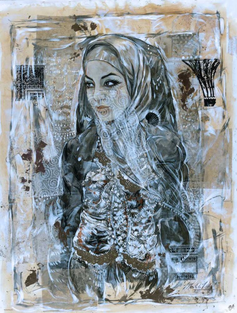 Dubai blue highlights art print by Marta Wiley for $57.95 CAD