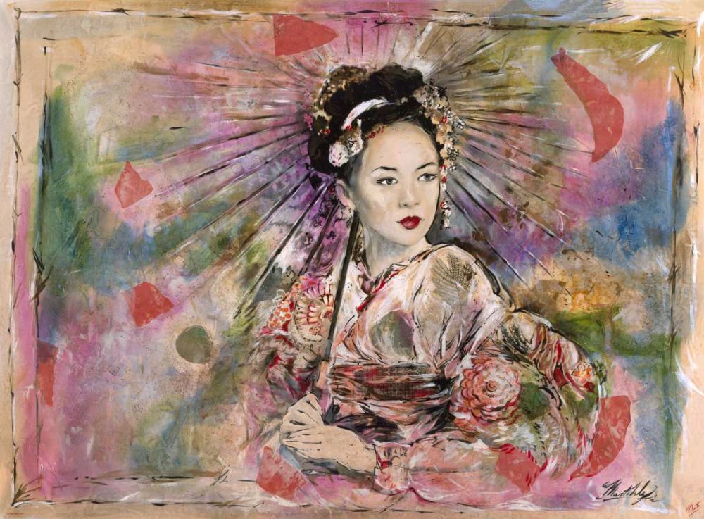 Geisha Darker Colors art print by Marta Wiley for $57.95 CAD