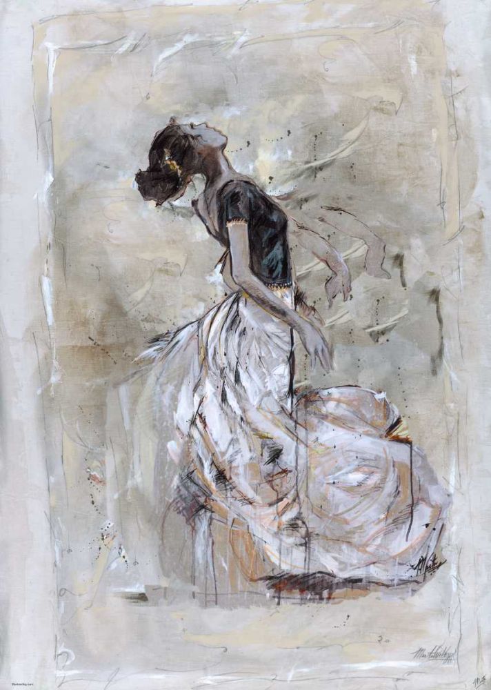 Dancer On Linen art print by Marta Wiley for $57.95 CAD