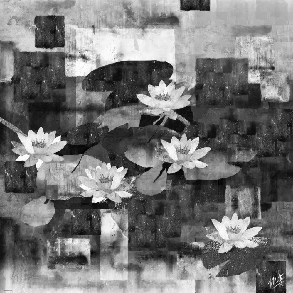 Lily Pods Abstract art print by Marta Wiley for $57.95 CAD