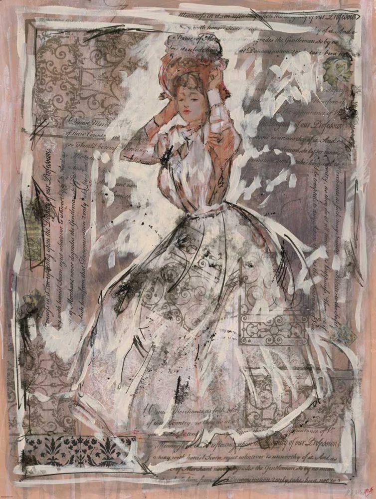 Beauty Stencil II art print by Marta Wiley for $57.95 CAD