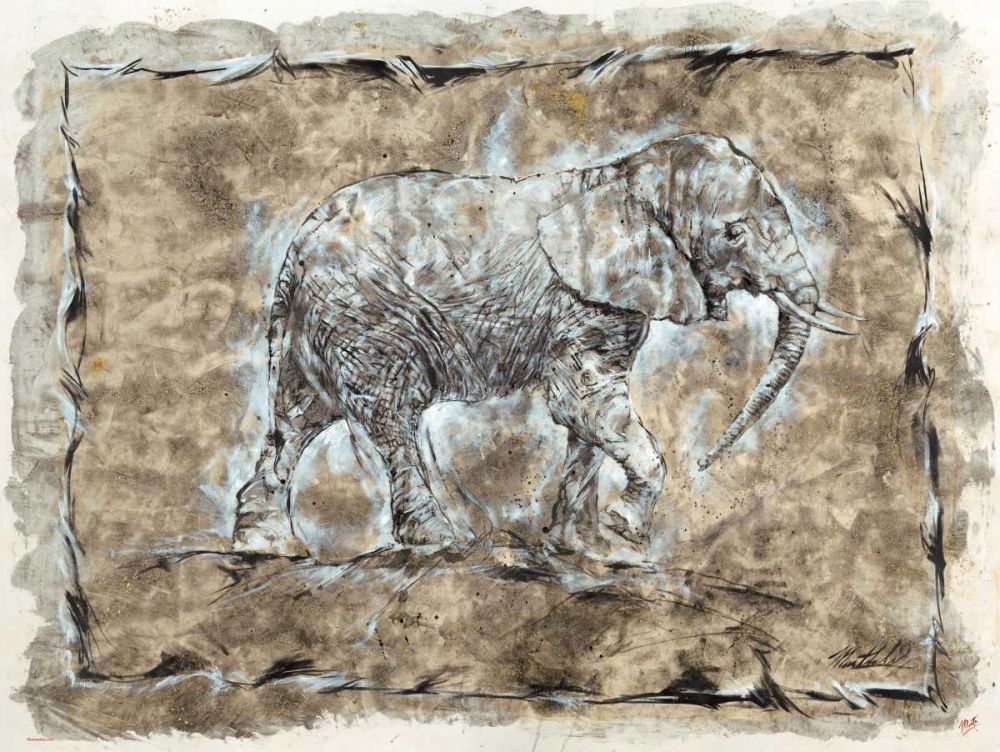 Baby Elephant art print by Marta Wiley for $57.95 CAD