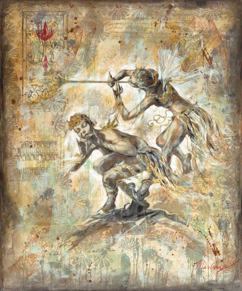 Flute Players Hue Variation art print by Marta Wiley for $57.95 CAD