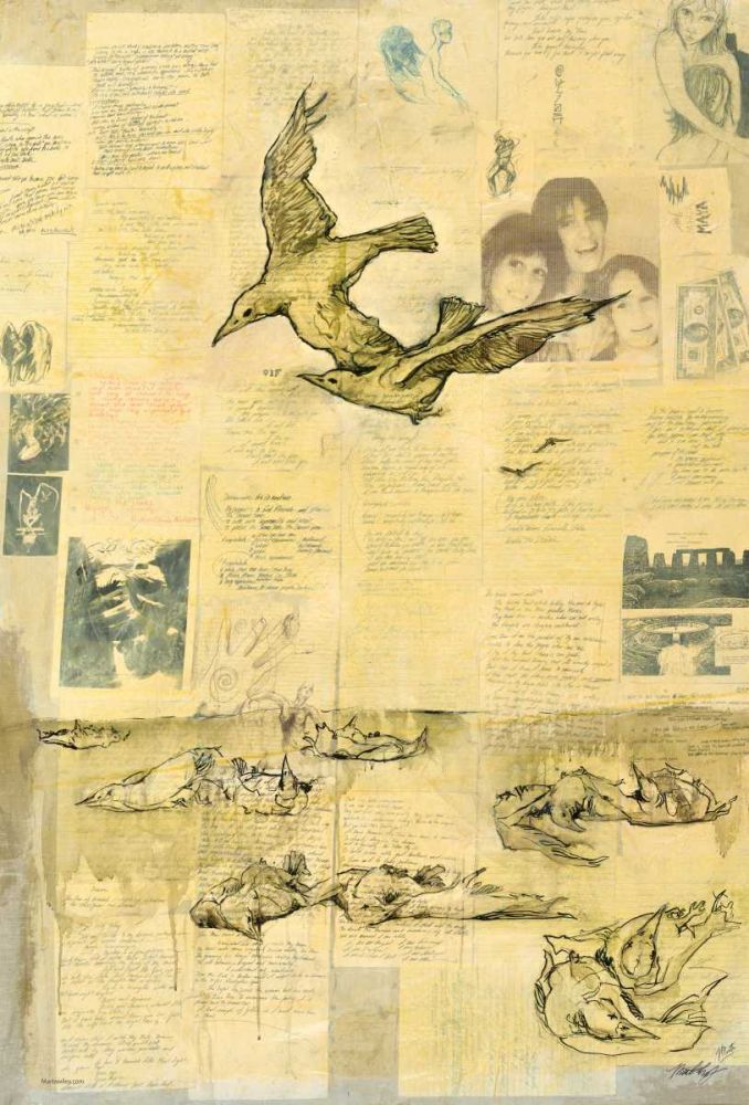 Dont Fly To Close- youll fuse your wings art print by Marta Wiley for $57.95 CAD