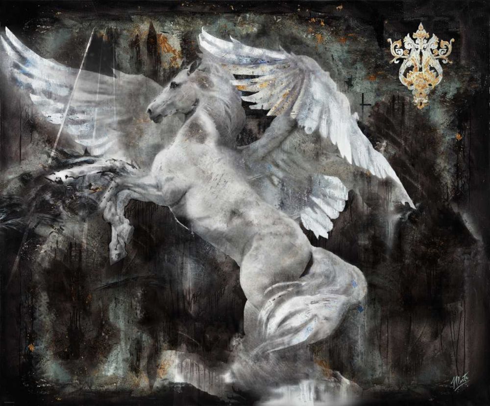 White Pegasus art print by Marta Wiley for $57.95 CAD