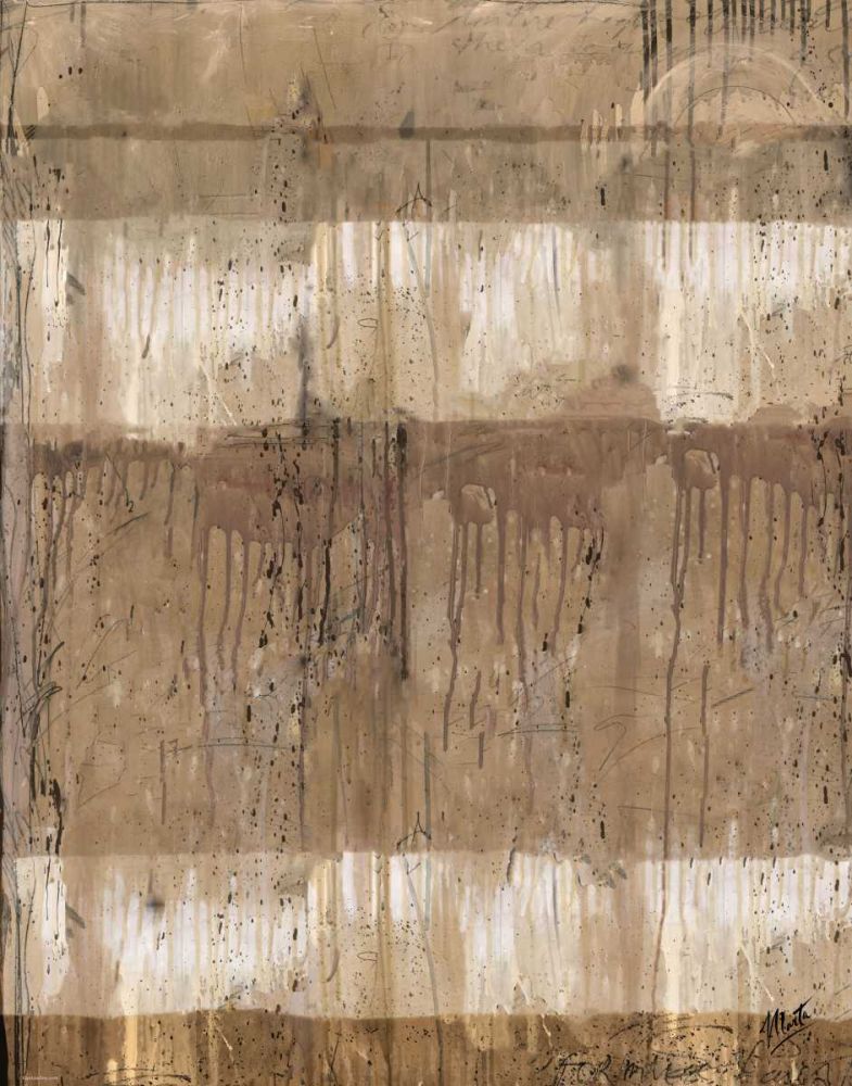 Beige Abstract art print by Marta Wiley for $57.95 CAD
