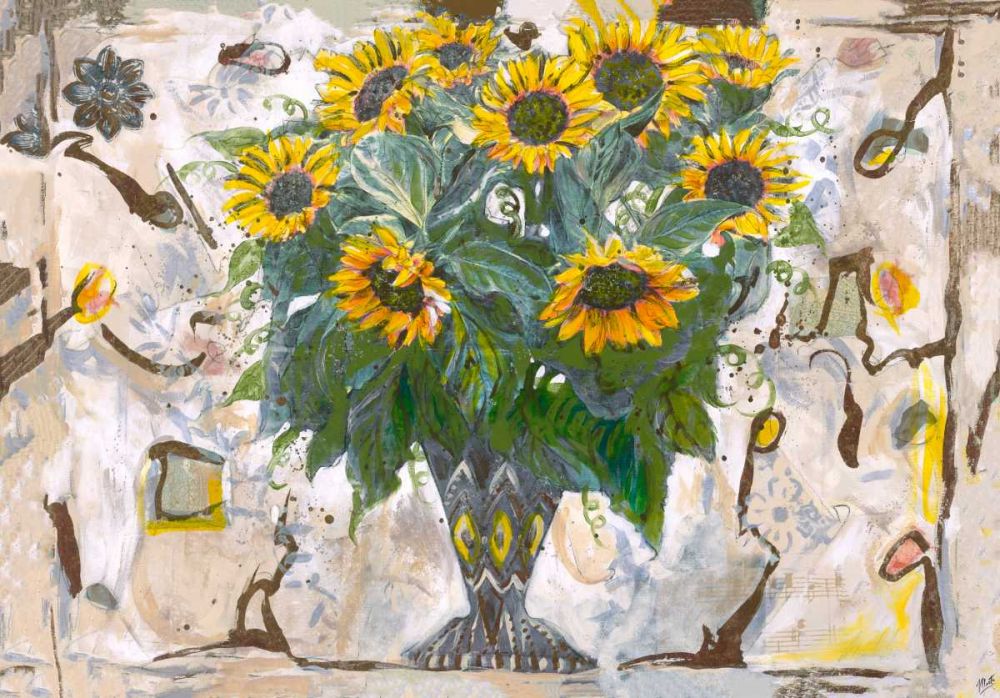Yellow Floral art print by Marta Wiley for $57.95 CAD