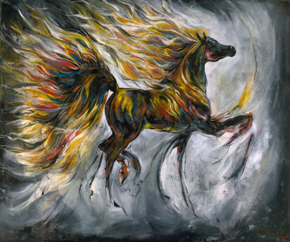Colorful Lepa Zena art print by Marta Wiley for $57.95 CAD