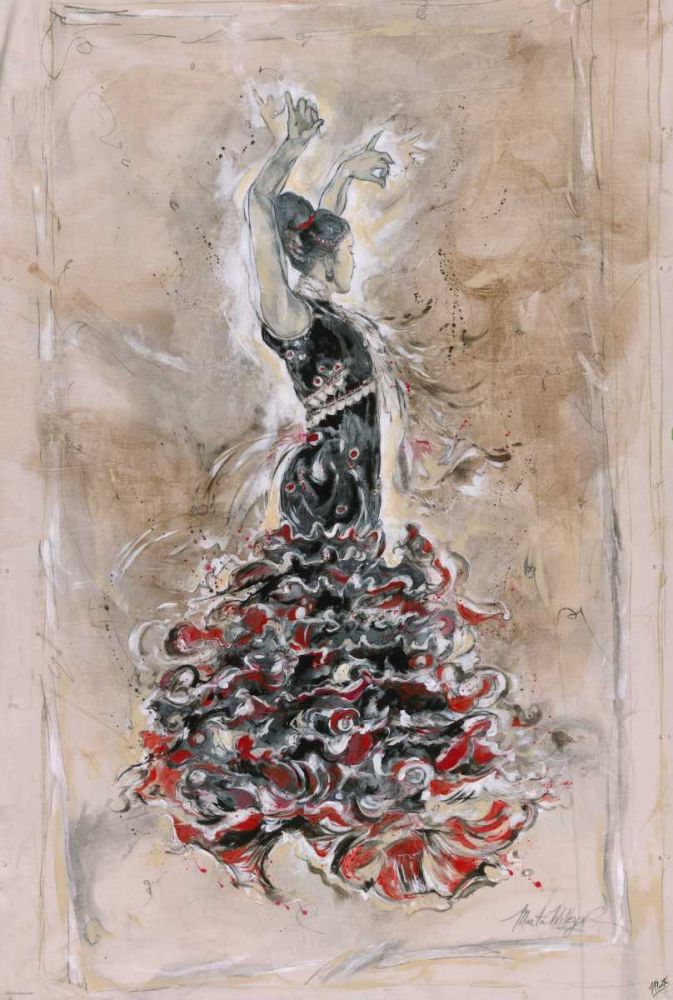 Dancer On Linen art print by Marta Wiley for $57.95 CAD