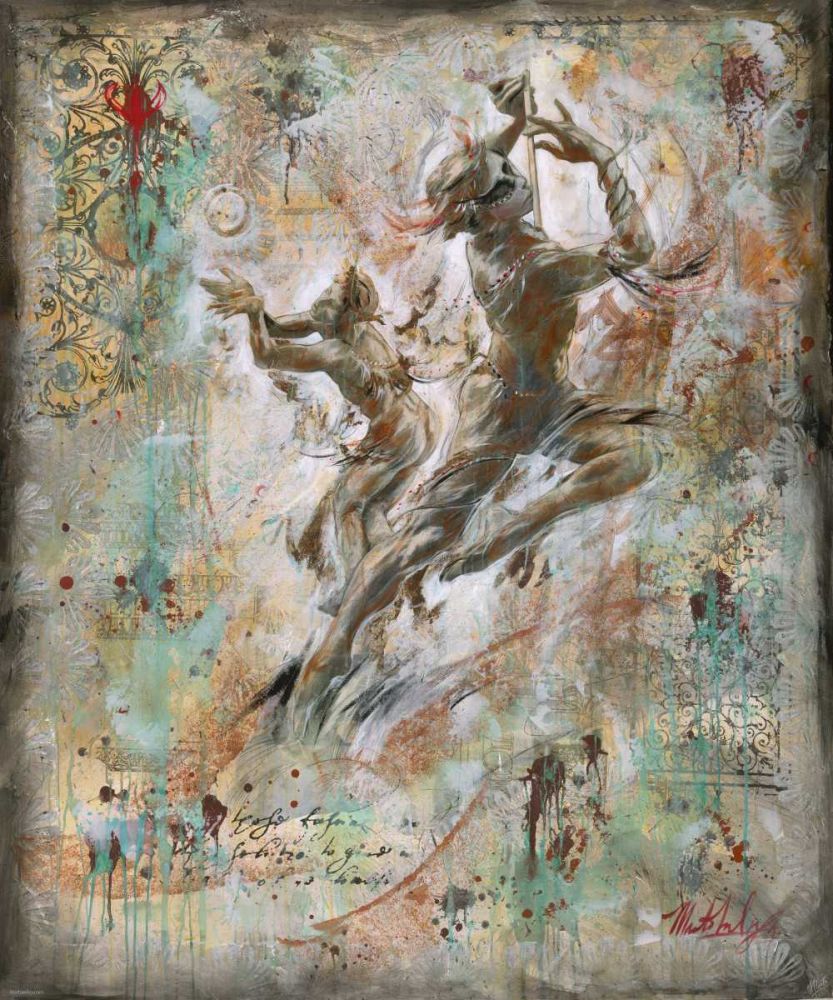 golden Flute Players art print by Marta Wiley for $57.95 CAD