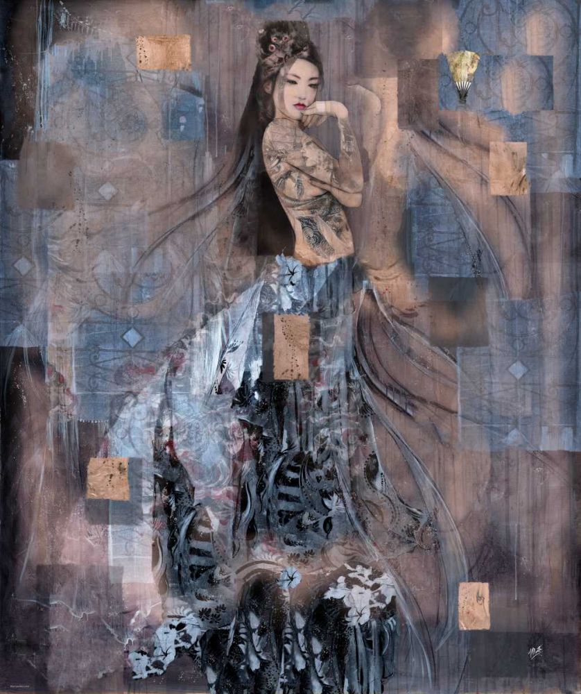 Geisha Tattoo II art print by Marta Wiley for $57.95 CAD