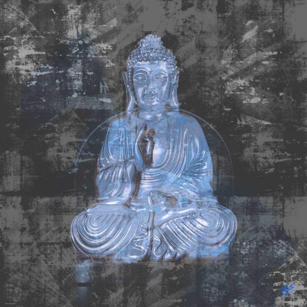 Blue Buddah art print by Marta Wiley for $57.95 CAD