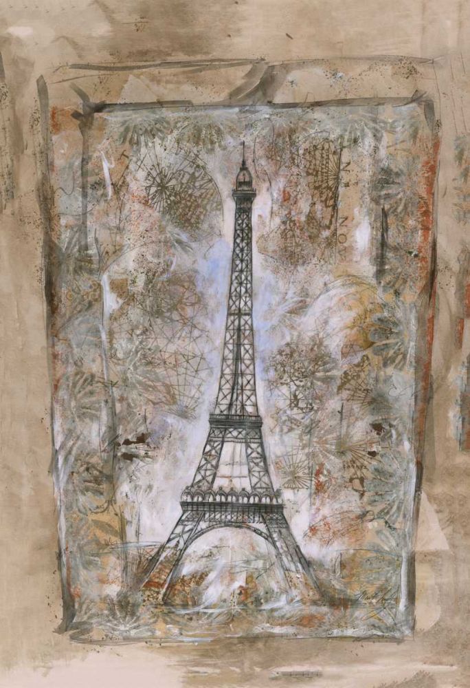 City Scape, Beige hue art print by Marta Wiley for $57.95 CAD
