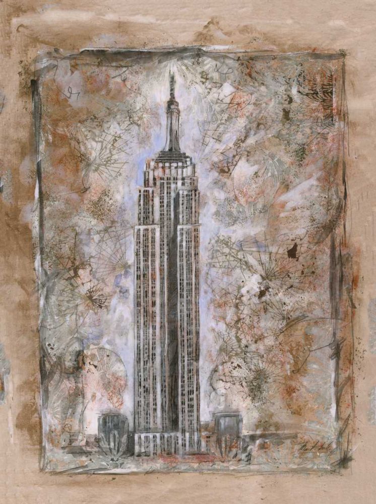 Beige, Cityscape art print by Marta Wiley for $57.95 CAD