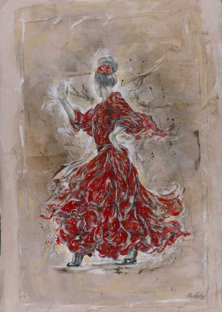 Scarlet Red Dancer art print by Marta Wiley for $57.95 CAD