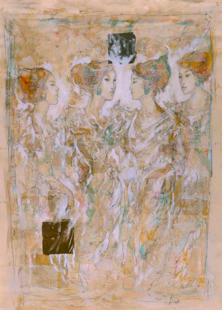 Golden, Ballerina art print by Marta Wiley for $57.95 CAD