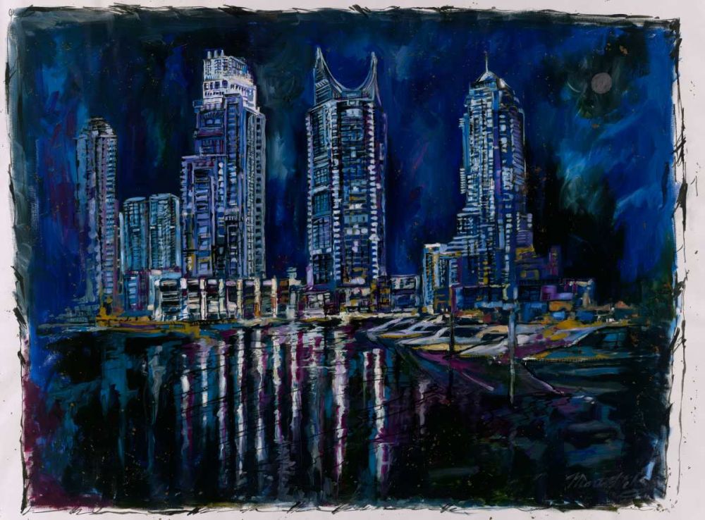 Blue Dubai art print by Marta Wiley for $57.95 CAD