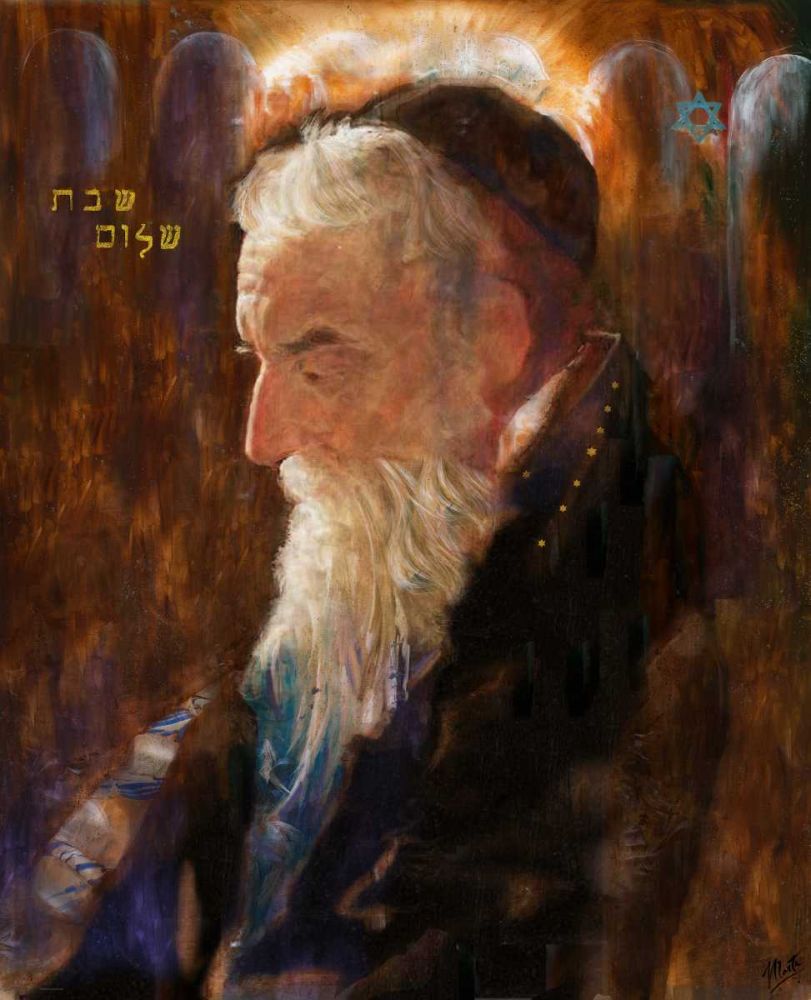 Rabbi art print by Marta Wiley for $57.95 CAD