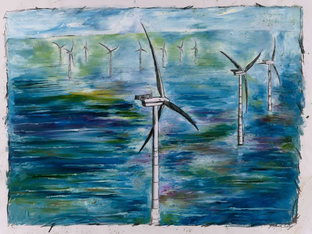 Wind Energy art print by Marta Wiley for $57.95 CAD