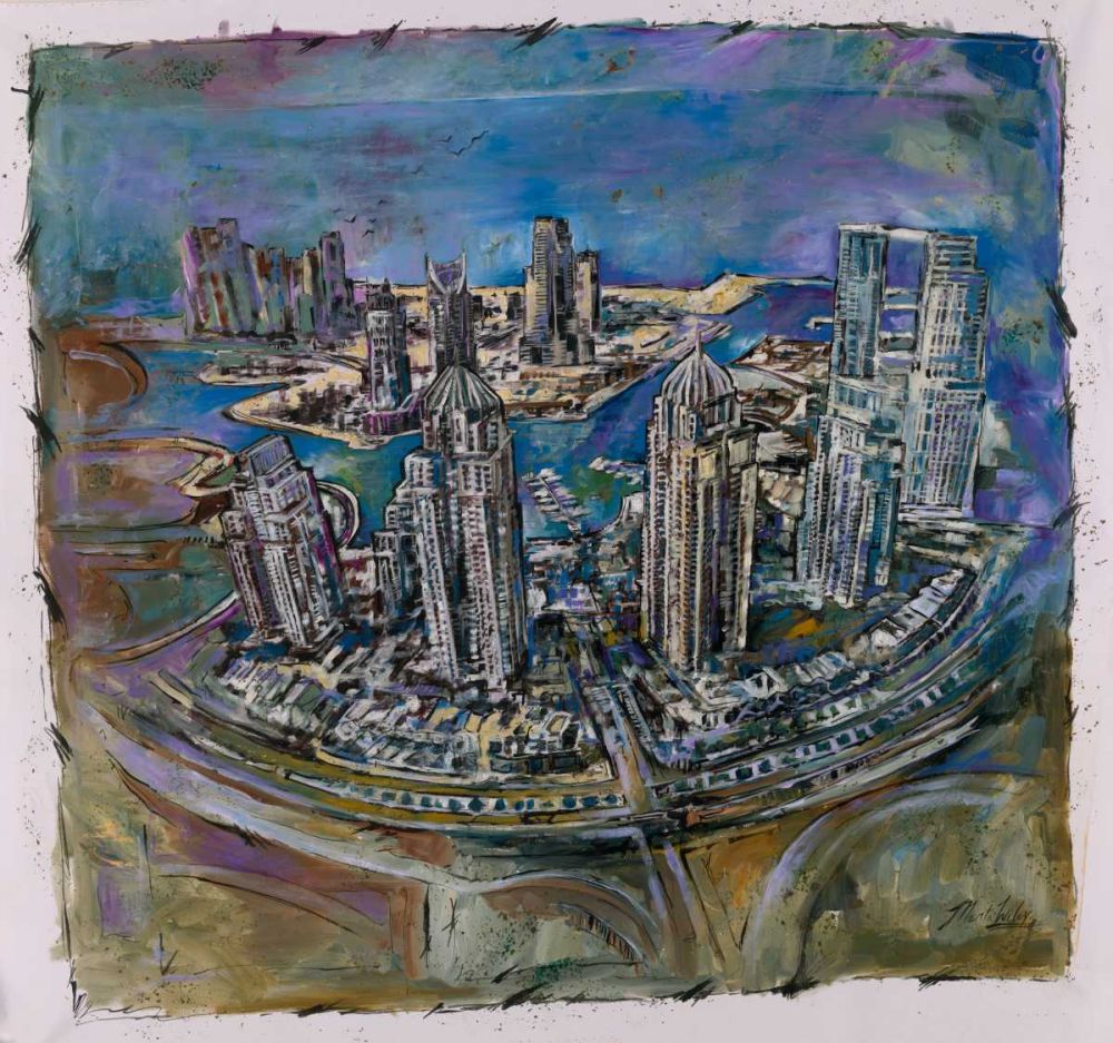 Arial Landscape art print by Marta Wiley for $57.95 CAD
