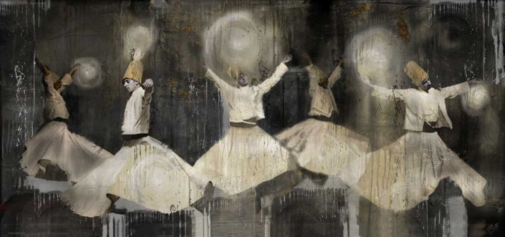 Sufi Dancer Male art print by Marta Wiley for $57.95 CAD