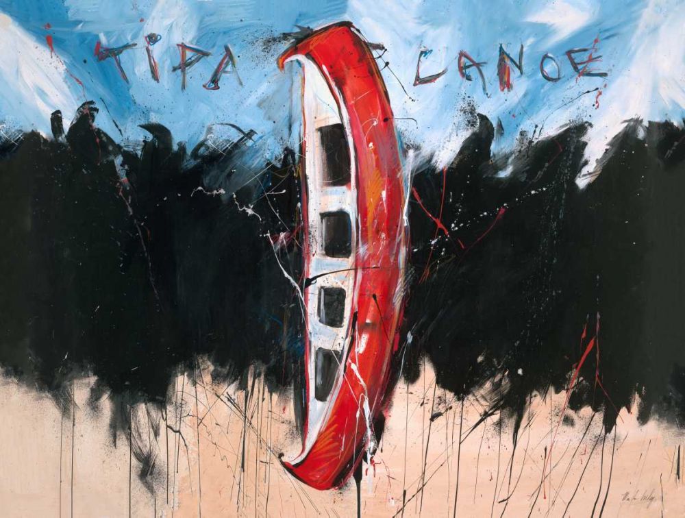 Tip A Canoe art print by Marta Wiley for $57.95 CAD
