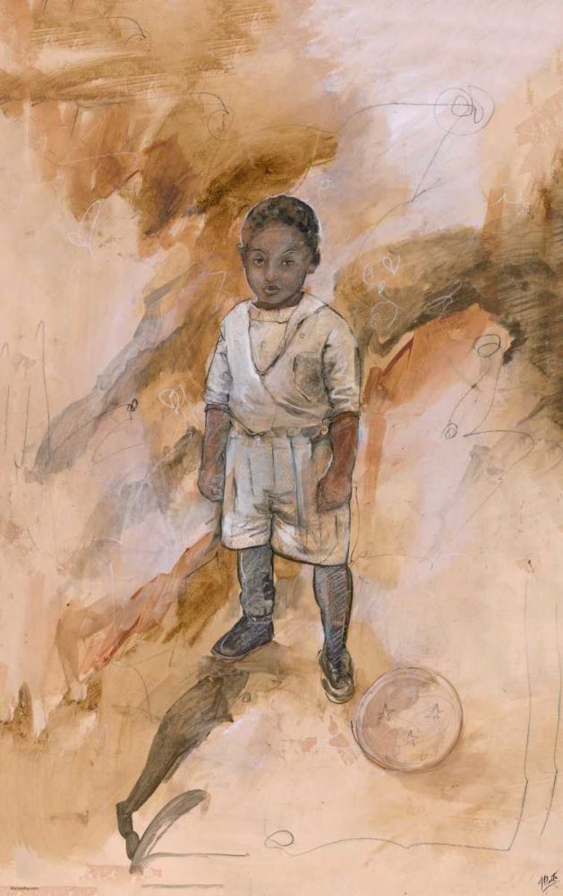 African Boy art print by Marta Wiley for $57.95 CAD