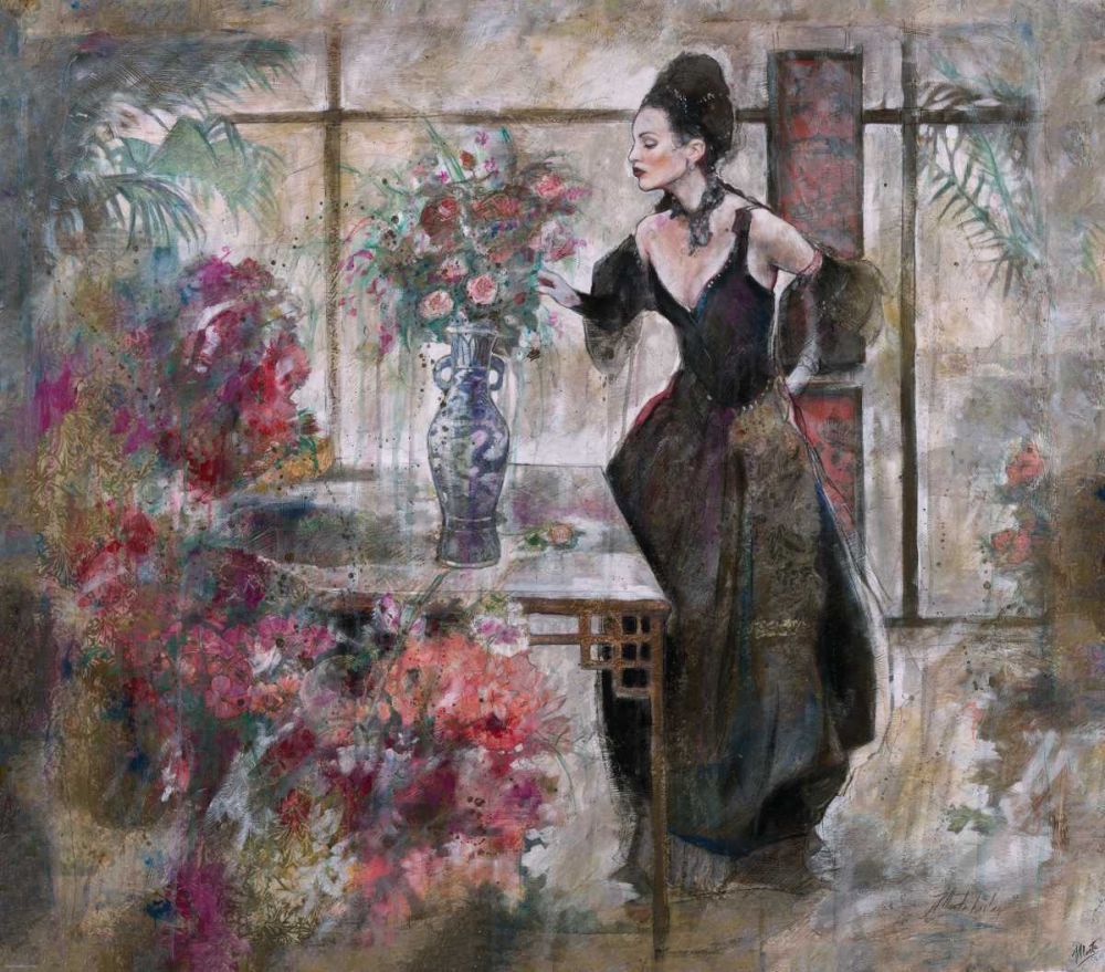 Floral and Figure art print by Marta Wiley for $57.95 CAD