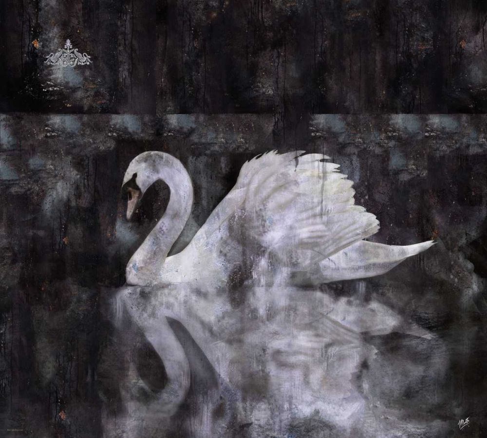Swan II art print by Marta Wiley for $57.95 CAD