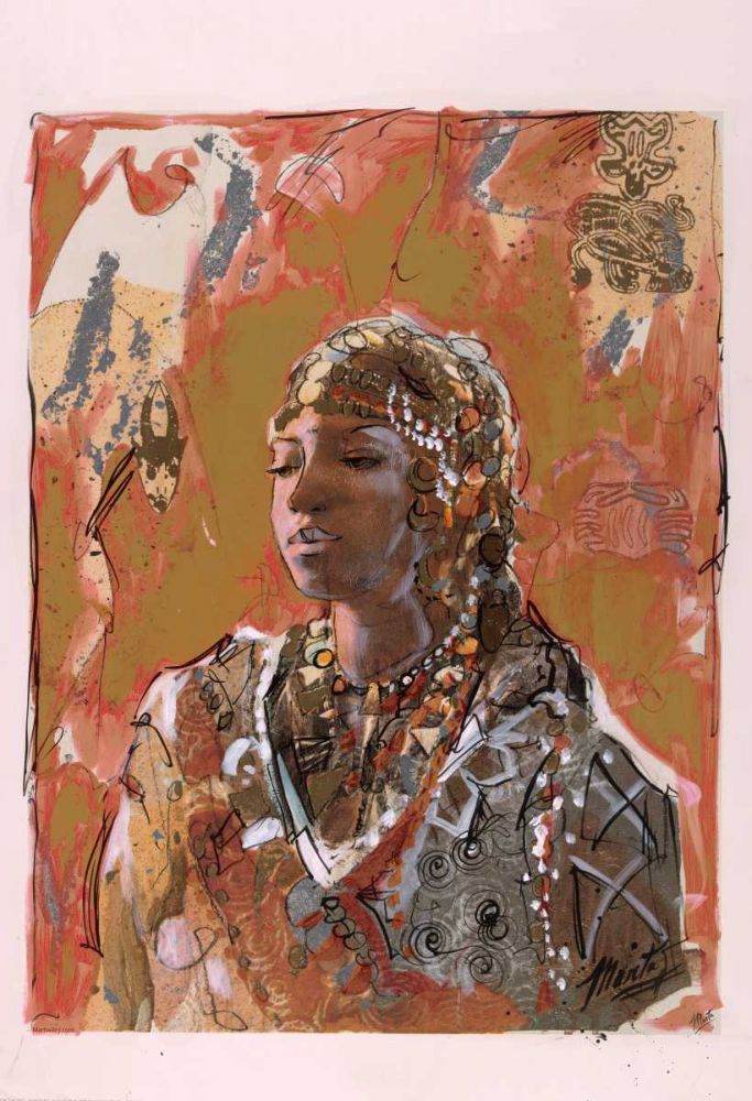 Sepia African art print by Marta Wiley for $57.95 CAD