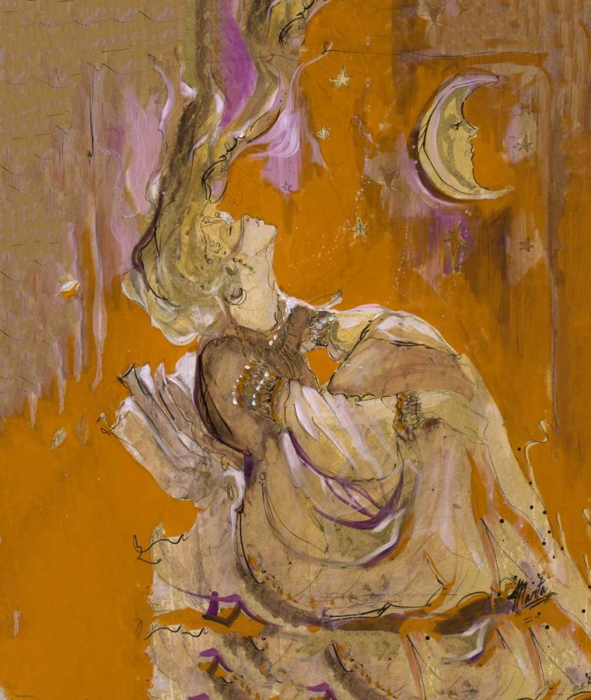 Golden art print by Marta Wiley for $57.95 CAD