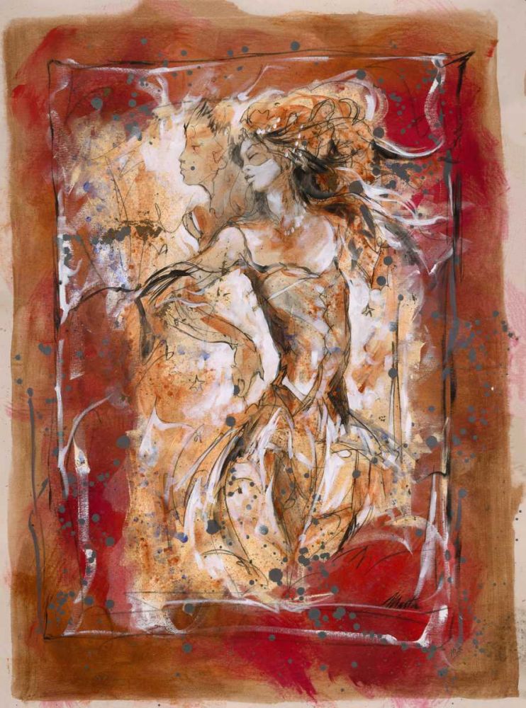 Lovers I- Sepia art print by Marta Wiley for $57.95 CAD