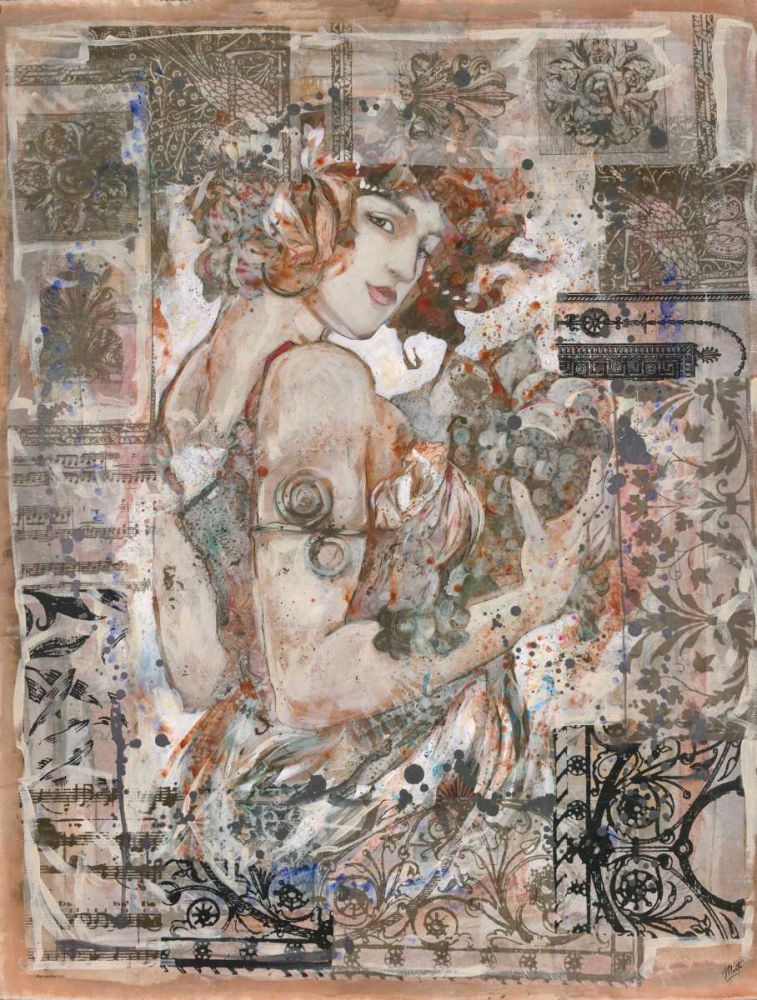 Goddess of Abundance- gold art print by Marta Wiley for $57.95 CAD