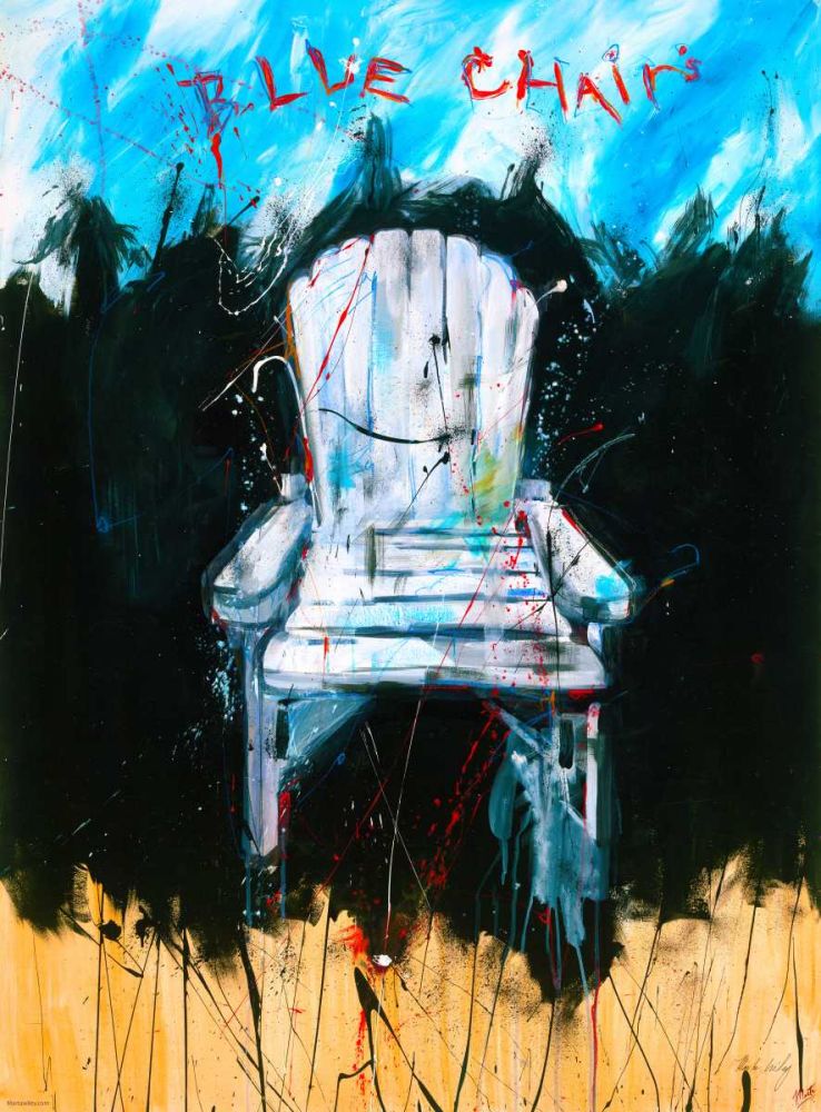 Blue Chair color art print by Marta Wiley for $57.95 CAD