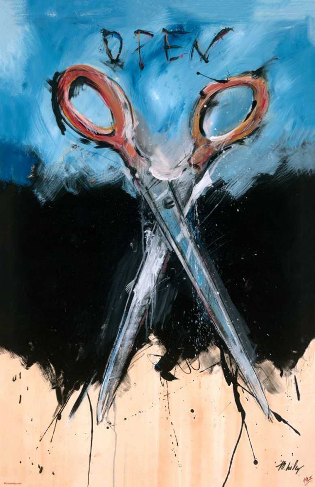 Open darker colors art print by Marta Wiley for $57.95 CAD