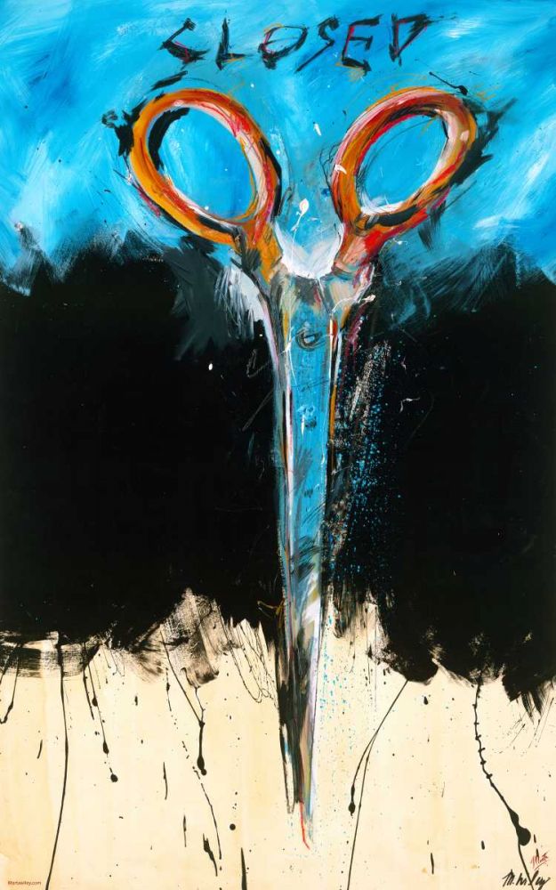 Open florecent art print by Marta Wiley for $57.95 CAD