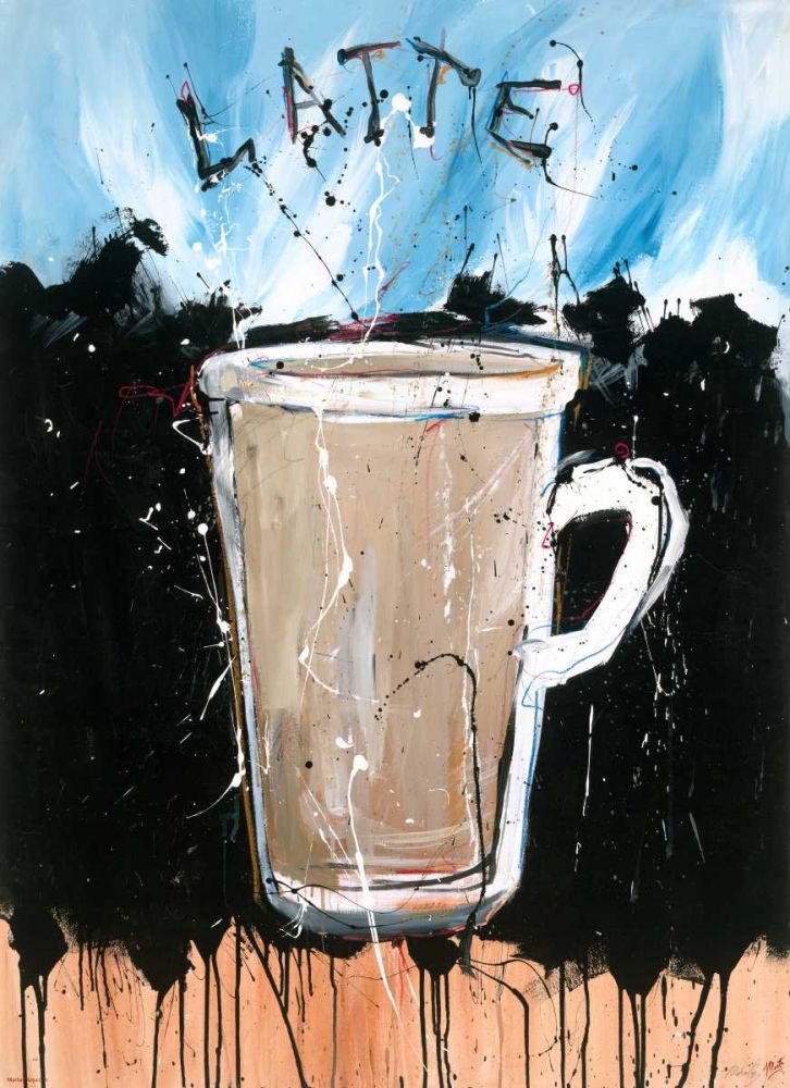 Latte Light colors art print by Marta Wiley for $57.95 CAD