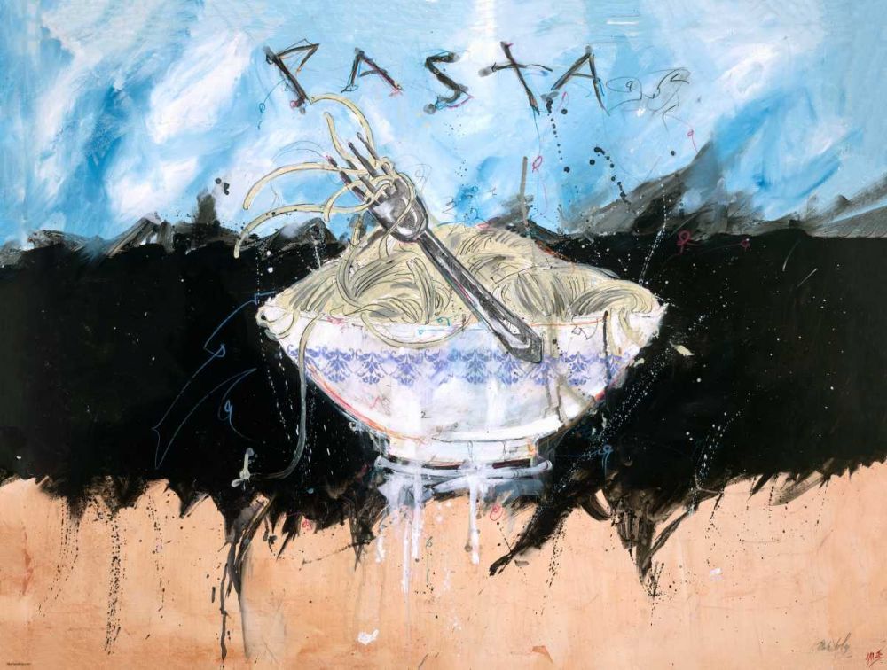 Pasta light colors art print by Marta Wiley for $57.95 CAD