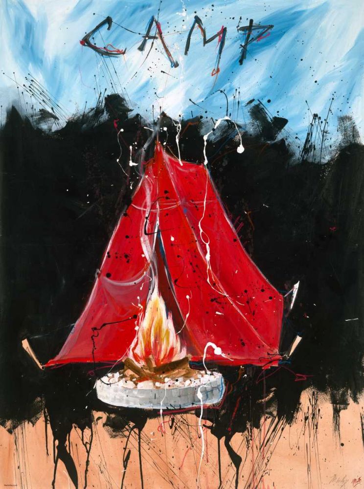 Camp Darker colors art print by Marta Wiley for $57.95 CAD