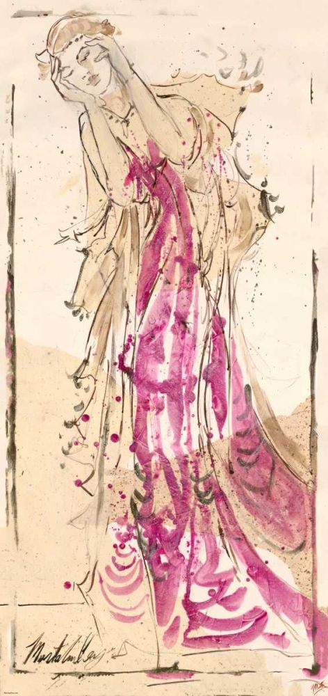 Abstract figure III lighter colors art print by Marta Wiley for $57.95 CAD