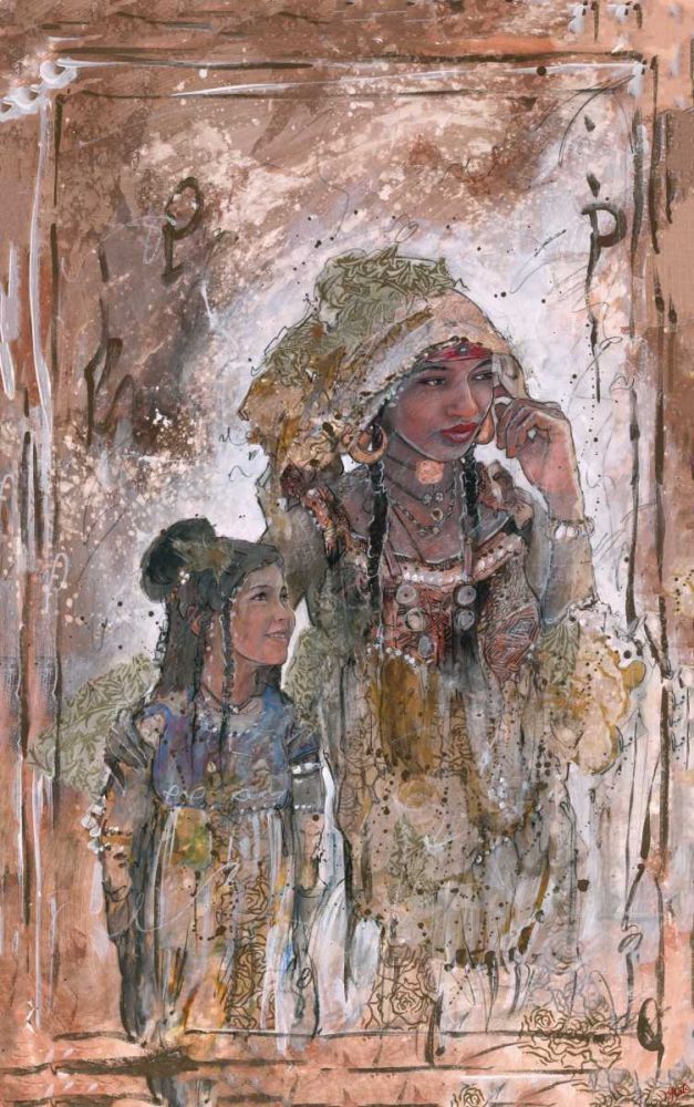 African Mother and Child art print by Marta Wiley for $57.95 CAD