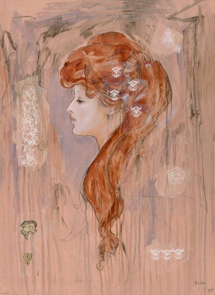 Vintage Rose art print by Marta Wiley for $57.95 CAD