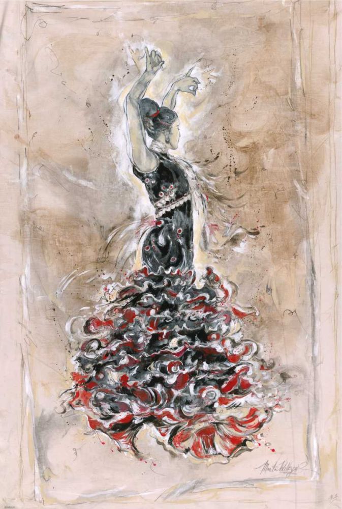 Flamenco I art print by Marta Wiley for $57.95 CAD