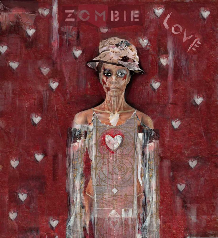 Zombie Love Woman art print by Marta Wiley for $57.95 CAD