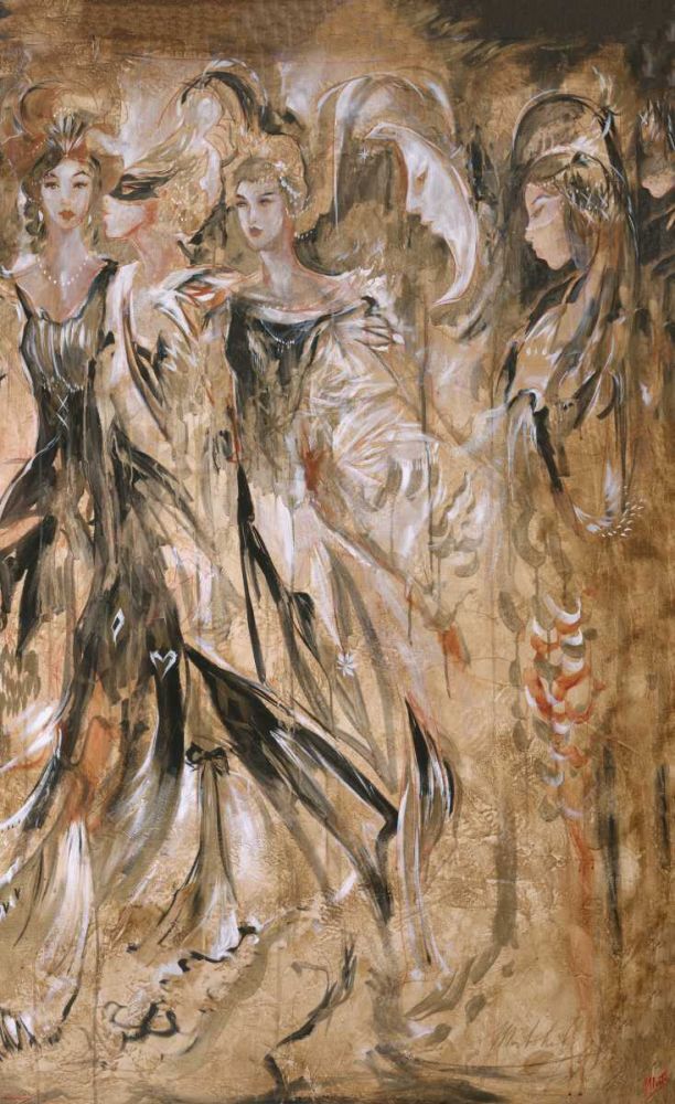 Renisaunce I- vertical peice art print by Marta Wiley for $57.95 CAD