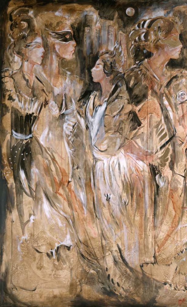 Renisaunce II- vertical peice art print by Marta Wiley for $57.95 CAD