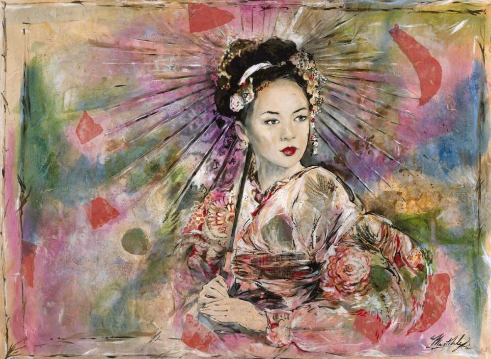 Geisha II art print by Marta Wiley for $57.95 CAD